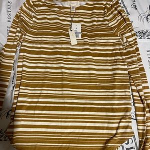 Mustard Yellow & Crème Top